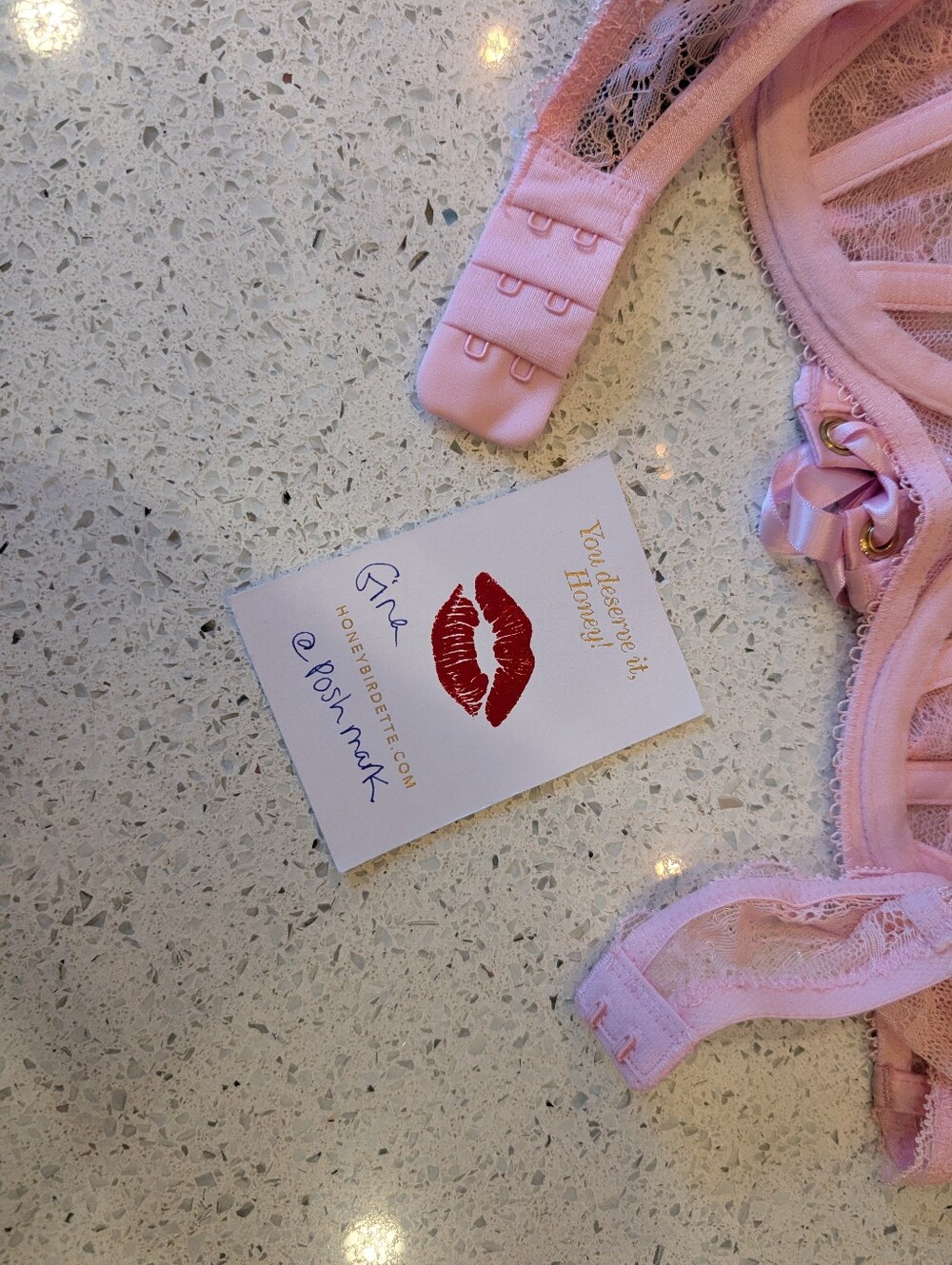 Honey Birdette Rebecca pink bra 34B - Picture 4 of 5